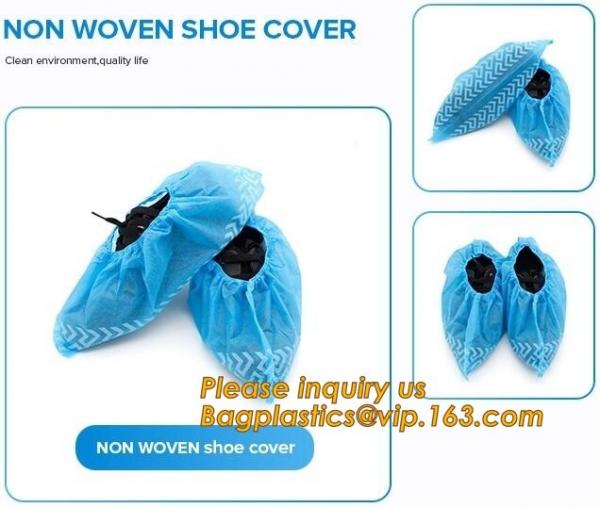 Disposable Blue waterproof rain boot/shoe covers,rain cover for shoes,Eco-friendly Professional Shoe cover made in China