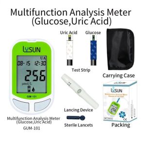 Quality Intelligent Model Multifunctional Analysis Meter Glucose Uric Acid for sale