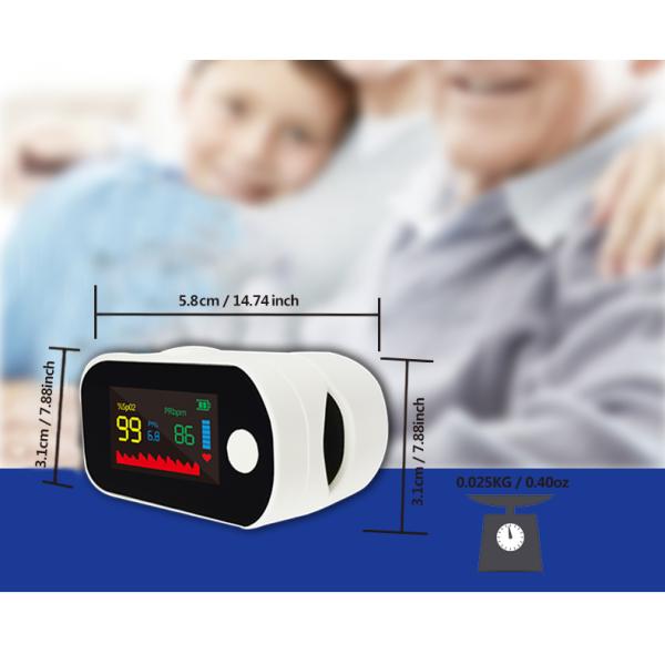 Multifunction One Button Startup Fingertip Pulse Oximeter