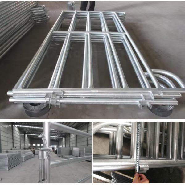 6 Foot Farm Cattle Crush Fence Cattle Handling Metal Animal Livestock Fence Panels