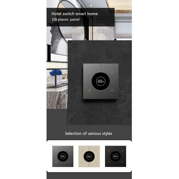 Tuya App Zigbee Dimmer Light Switches High Voltage Plastic Panel