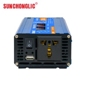 2000w Heavy - Duty Power Inverter 12v Dc To 220v Ac Features Lcd Display &