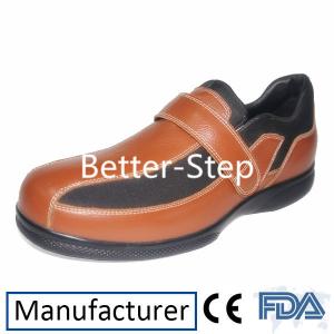 China Better-step Leather Dibaetic Shoes For Men,Soft Lining and Durable Outsole,Fully adaptable,match diabetic shoes insert on sale