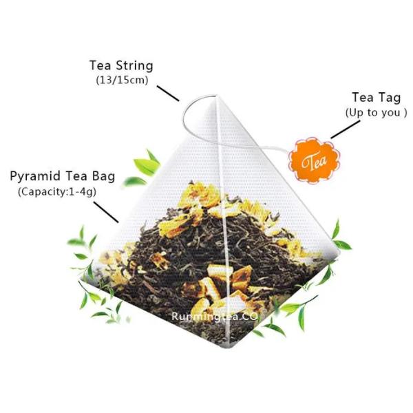 Nylon Triangle Rooibos Teabag Packaging Machine CE ISO9001 LC-NT-6