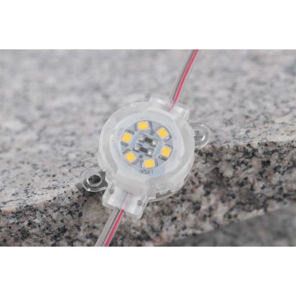 0.6W DC12V Single Color LED Light Point Waterproof IP67 30mm