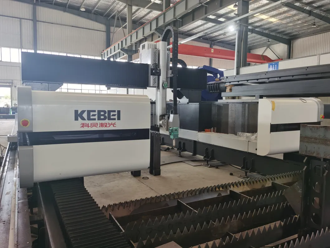 High Power H-Beam Laser Cutting Machine for Cutting Holes Marking Beveling