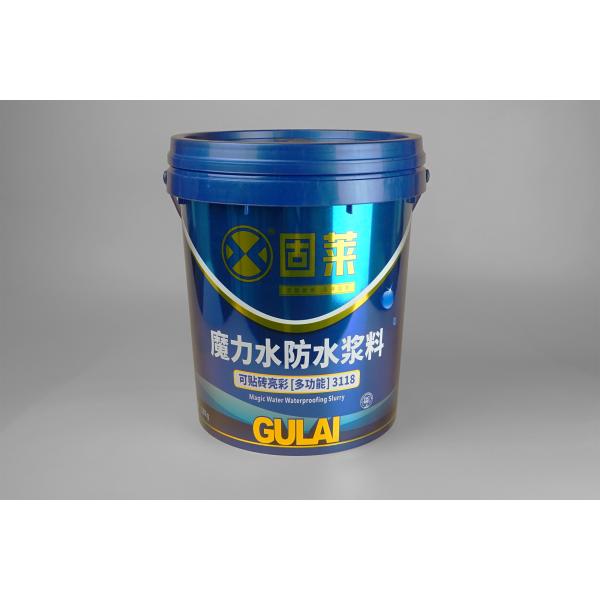 Coating 5 Gallon Plastic Buckets Screen Printing Airproof