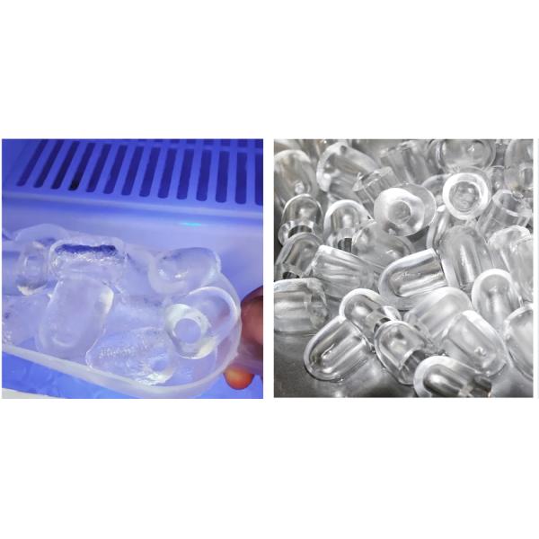 BMC50 50kg/24h Bullet Ice Machine 14kg Storage Upgrade Ice Production