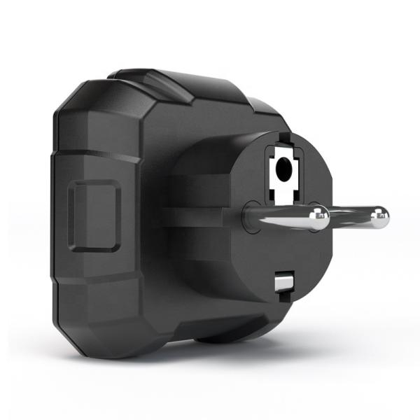 Black CATII 300 Wall Polarity 90 Voltage RCD Socket Tester