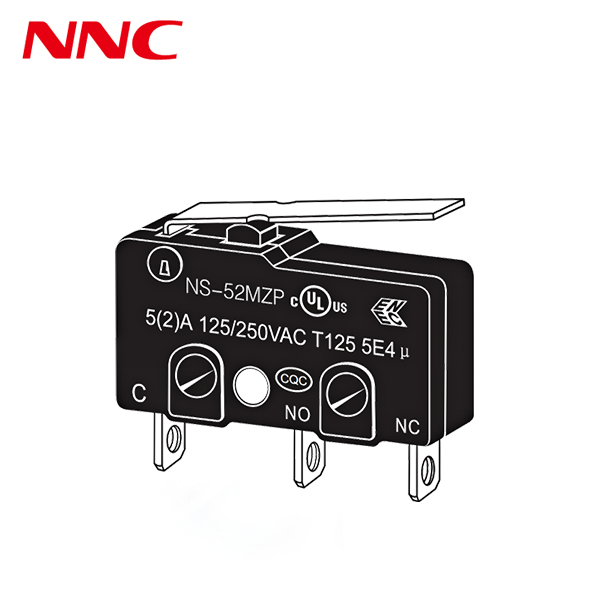 NNC Dustproof Microswitch NS 2mm gap Series with different kinds of lever High