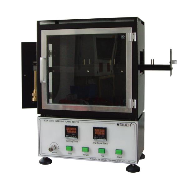 Textile Horizontal Flammability Tester , Standad GB8410 Fmvss 302 Flammability