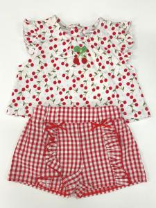 China Ruffle Sleeves Baby Girl Tees All Over Print Brushed Soft Jersey And Pants All Over Print on sale