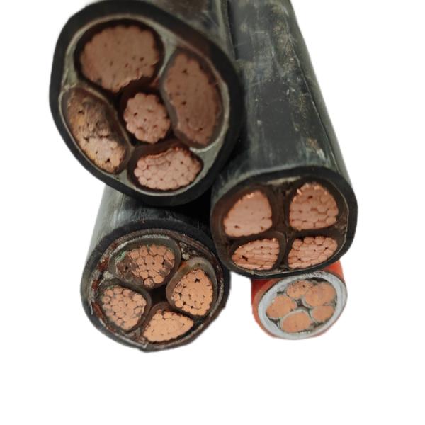 PVC Jacket Low Voltage Electric Power Cable for Construction and Underground Applications Customized Meters