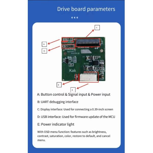 0.39 Inch Micro OLED Display