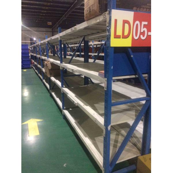 Long Span Metal Heavy Duty Shelf Racks Industrial Height 5-15 Meter With Adjustable Feet