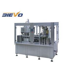 Carbonated Drinks 3 In 1 220V Cans Filling Machine