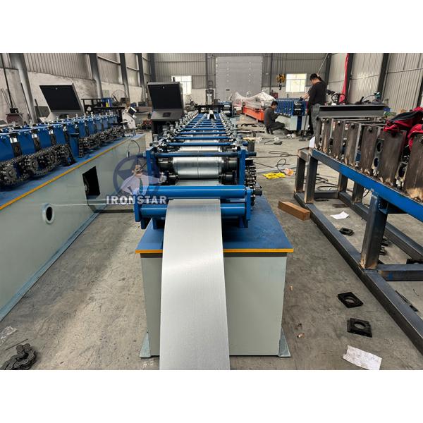 Omega profile roll forming machine Raw material: Galvanized steel Export port: Tianjin port