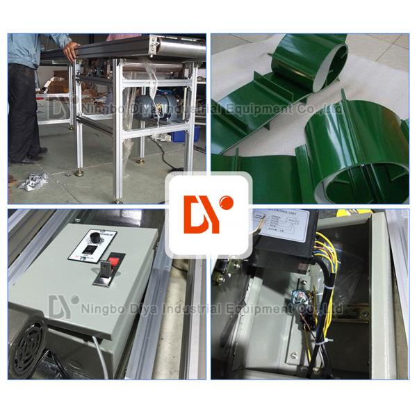 Metal Edge LED Light Assembly Line , Mobile Phone Assembly Line With PVC Belt Conveyor