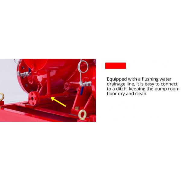 300~2500 GPM Horizontal Split Case Centrifugal Fire Pumps certified by UL/FM/NFPA20