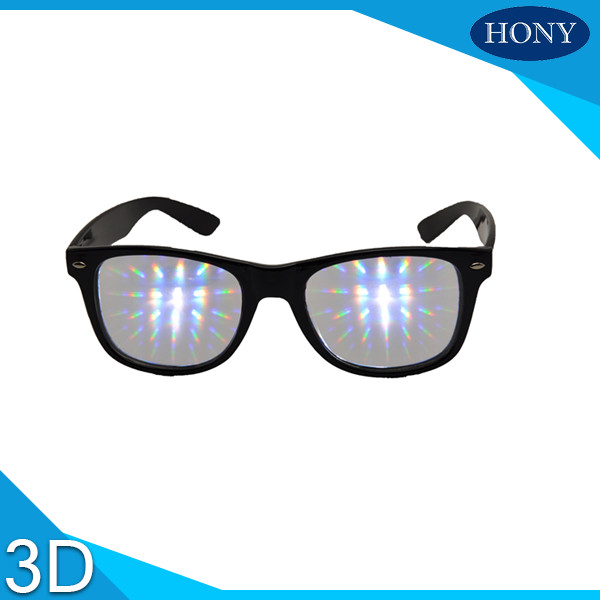 Premium Diffraction Prism Rave Glasses Rainbow Glasses For New Year Holidays Parties