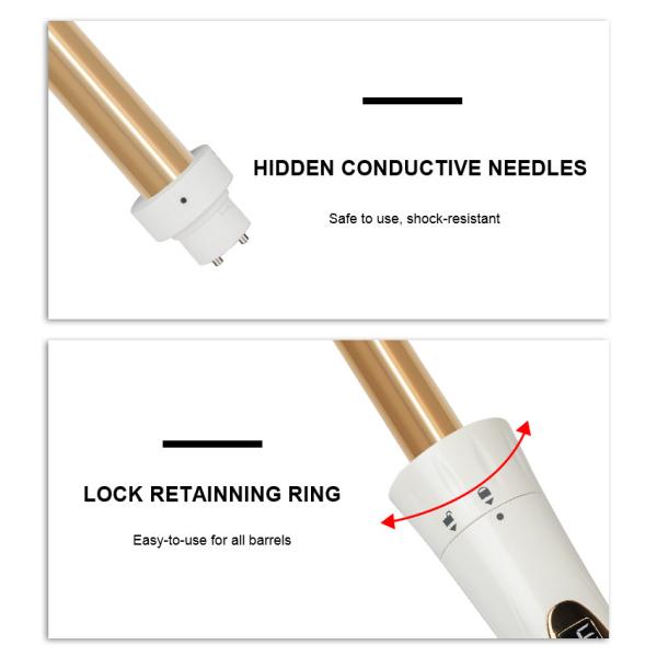 Household 5 In 1 Curling Iron Set With 5 Interchangeable Ceramic Barrels