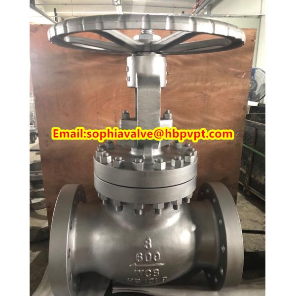 ASTM A216 WCB 600LB cast steel globe valve