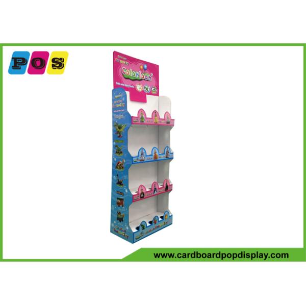 Glossy Shiny Free Standing Cardboard Displays Double Sided For Sicence Toys And Games FL166