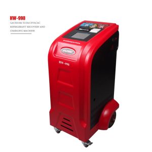 Portable Car AC Refrigerant Recovery Machine R134a Fully Automatically