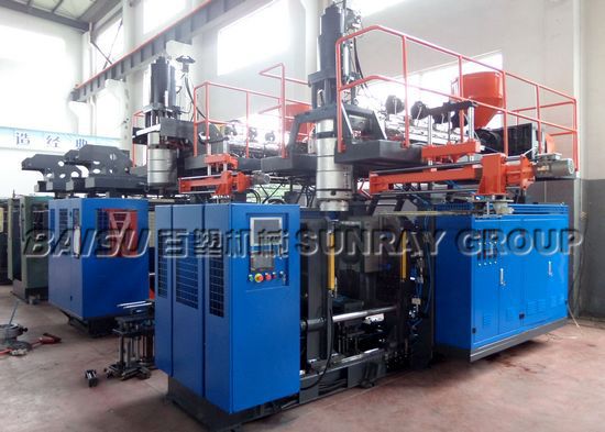 High Capacity Blow Moulding Equipment , Plastic Box Making Machine For Ice Box SRB80