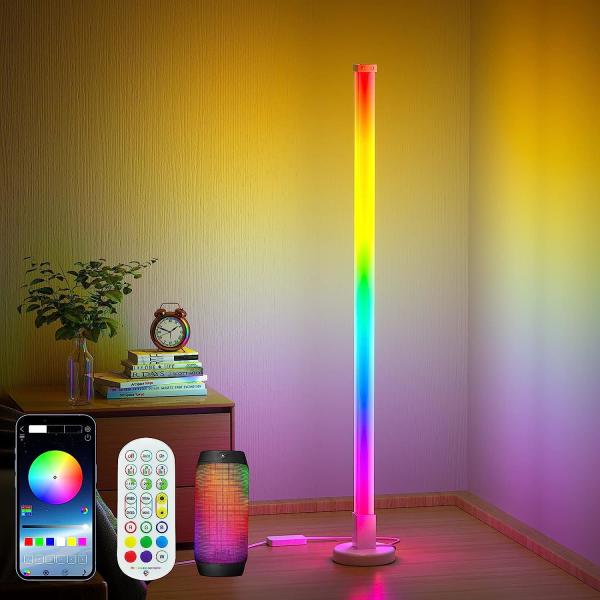 New Design LED Floor Corner Light Energy Saving Cylindrical Ambient Lamp