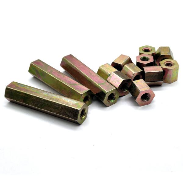 Hexagonal Long Spacer Nuts with Color - Zinc Plating, Through - Hole Extended