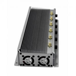 Quality GPS WiFi VHF UHF Radio Frequency Jammer High Power 6 Antennas , 15 Watt Out Put for sale