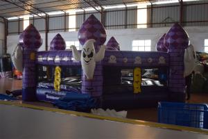 China Fun Inflatable Sports Games / Interesting Halloween Round Inflatable Whac - A - Mole Games on sale