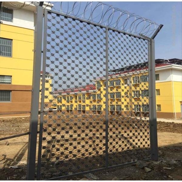 Coil Barbed Welded Razor Wire Mesh BTO 22 10mm Length For Highway