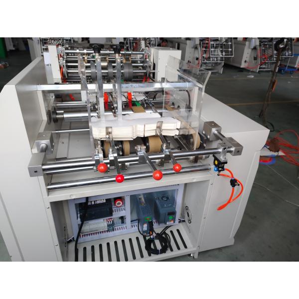 ISO Water Based Glue Paper Box Manufacturing Machine For Food