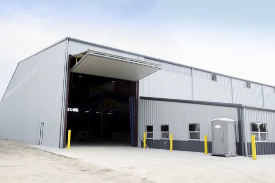 Contemporary Steel Structure Warehouse Customized Color Prefab Metal Prefabricated Warehouse