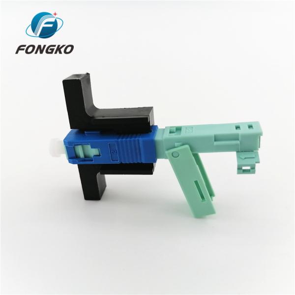 UPC Fast Connect Single Mode Fiber Sc Connector 50mm For FTTH