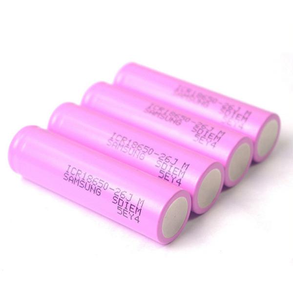 Ultra High Power Brand ICR18650-26JM Li-ion Battery Cells 3.6V 2600mAh for Art-Tech、Eletric Torch、Electric Razor