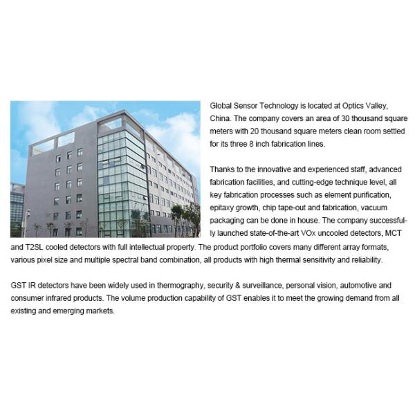 HD MWIR MCT Cooled Infrared Detector 1280x1024 12μM