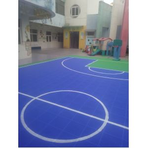 Quality Playground Equipment Interlocking Playground Mats Shock Absorbing Modified for sale