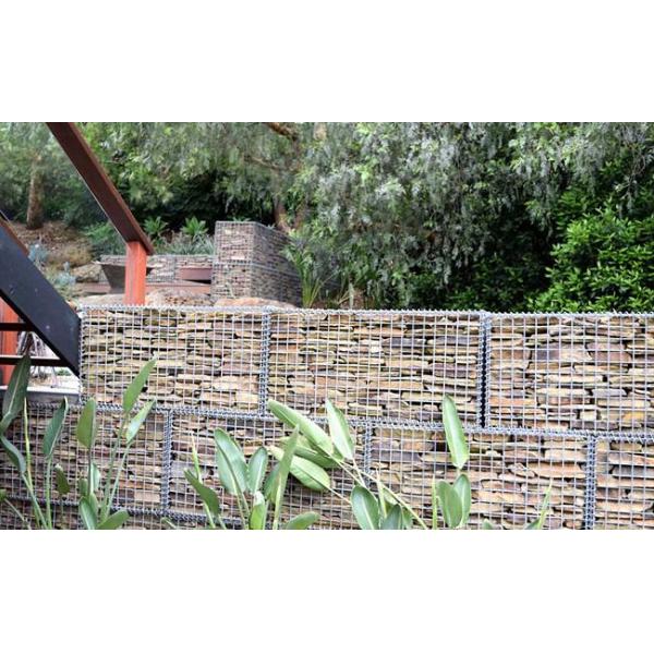 Square / Rectangular Hole Welded Gabion Baskets For Landscaping Quick Install