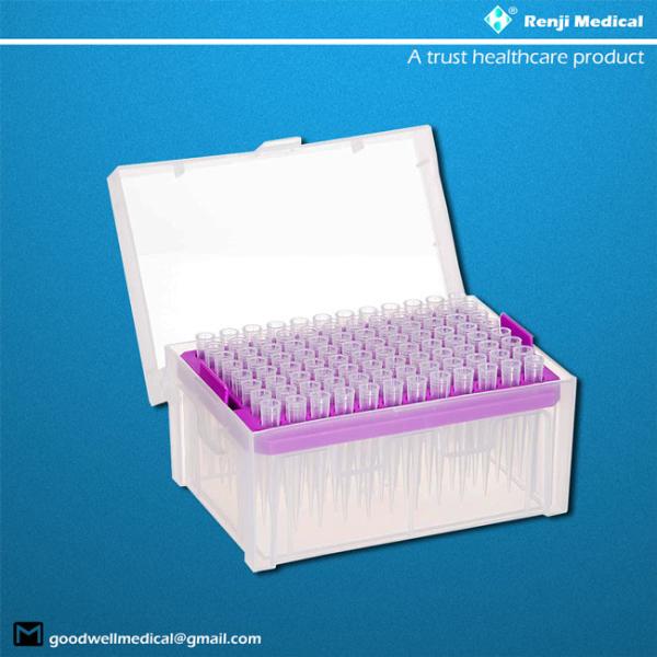 Ultra clear polypropylene Sterile Pipette Tips , 200 Microliter Pipette Tips