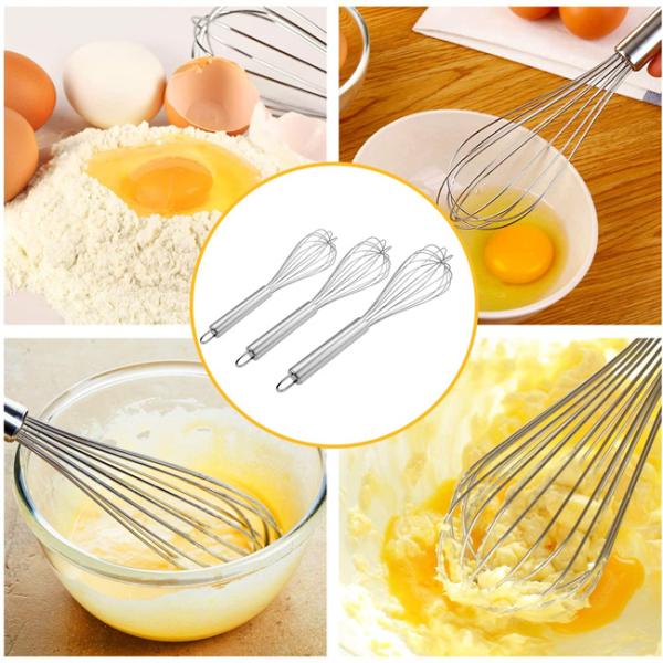 Nonrust Mini Whisk Stainless Steel , Wire Whisks For Cooking Dustproof