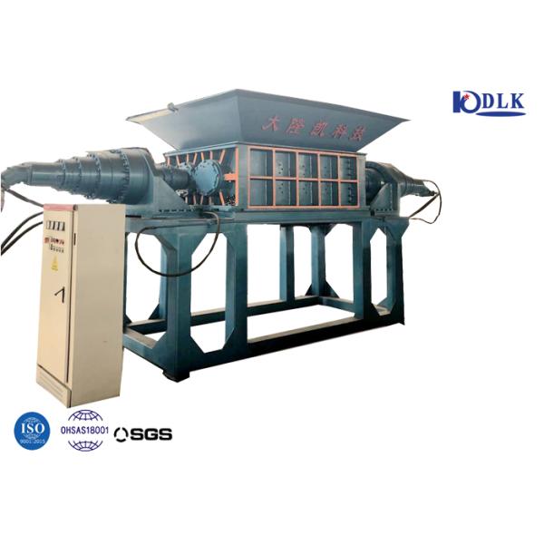 Auto Plc Control Double Shaft Steel Shredder Machine