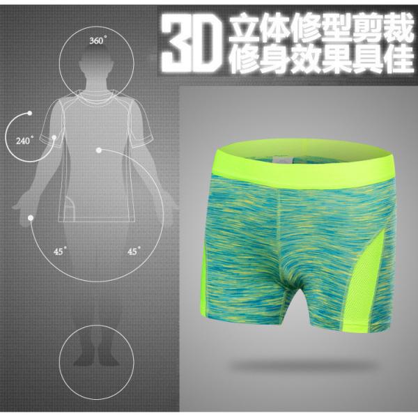 Blank Logo Compression Pocket Butt Lift Workout Yoga Womens Gym Shorts