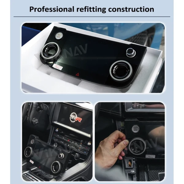 AC Panel for Jaguar XE XF (2015-2020) 10inch LCD Climate Control Screen with Conditioning Temperature Control Knobs