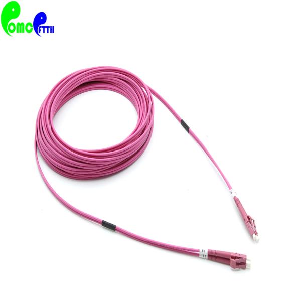 FTTH Product Multiple Mode OM4 Patch Cable LC To LC Low Insertion Loss