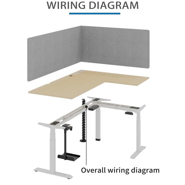 Modernize Your Workspace with Uplift Power Lift Standing Desk 355 Lbs Weight Capacity