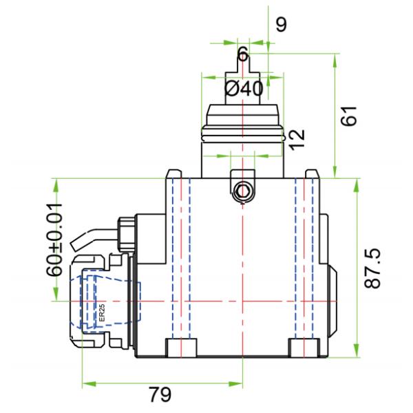 BMT40/90/ER25 Power Tool Holder CNC Lathe Tool Holder For Precision Machining