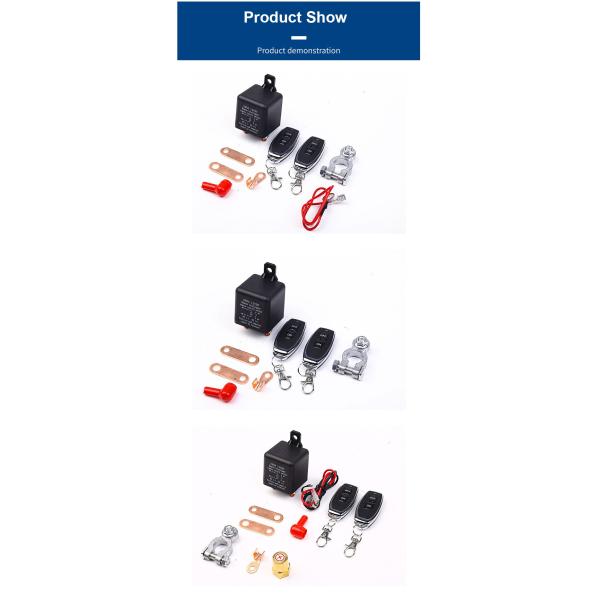12V 24V 120A 200A High Current Relay Switch Dual Remote Car Battery Disconnect Relay Shut Off Switch Isolator